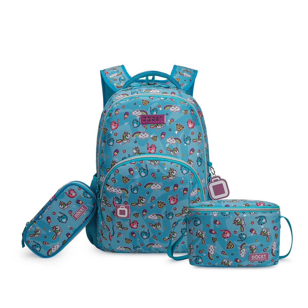 DOCET - TRIPACK  DOCET PORTA LAPTOP MOCH+LONCH+CARTU ILUZIE