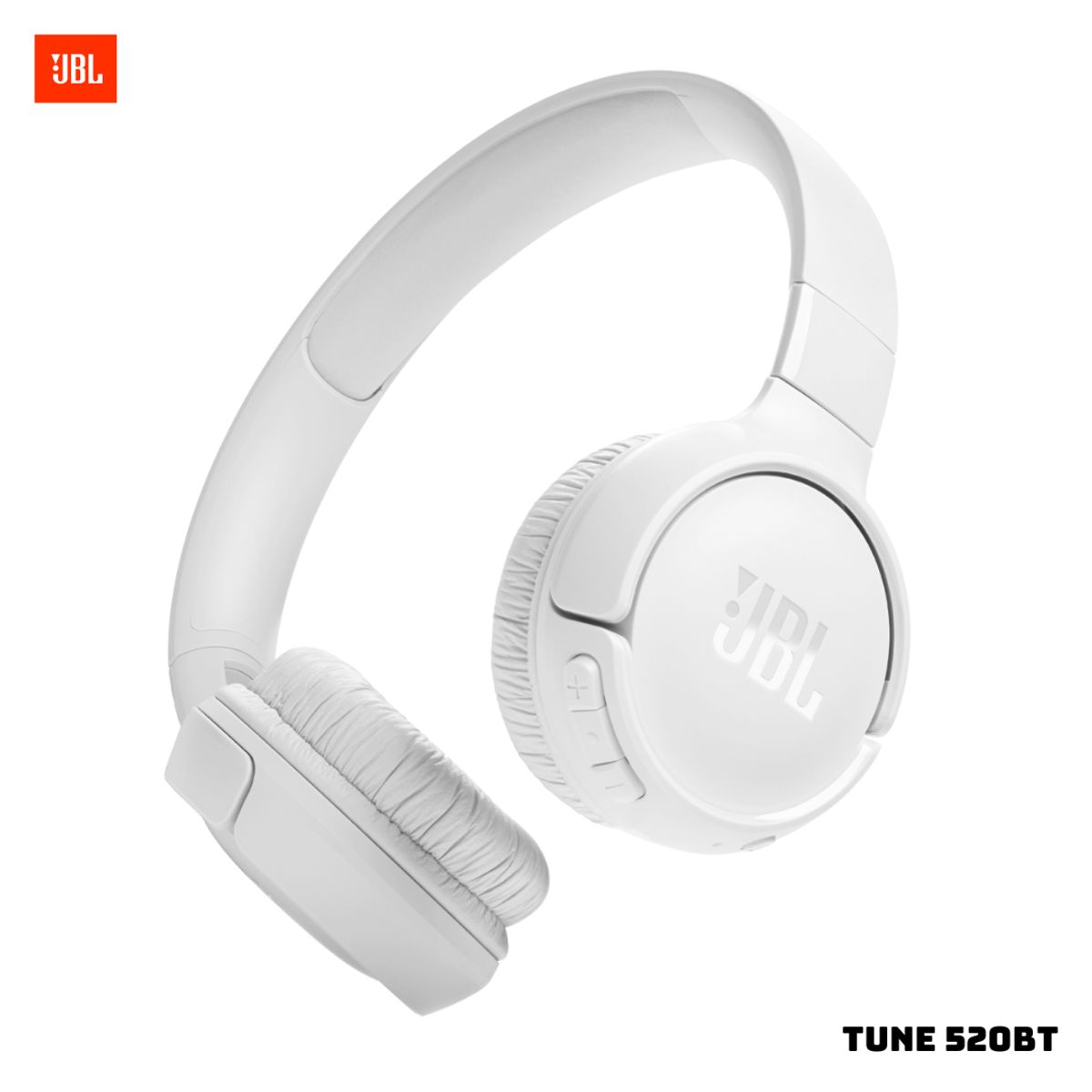JBL - AUDIFONOS JBL TUNE 520BT PURE BASS WIRELESS - BLANCO
