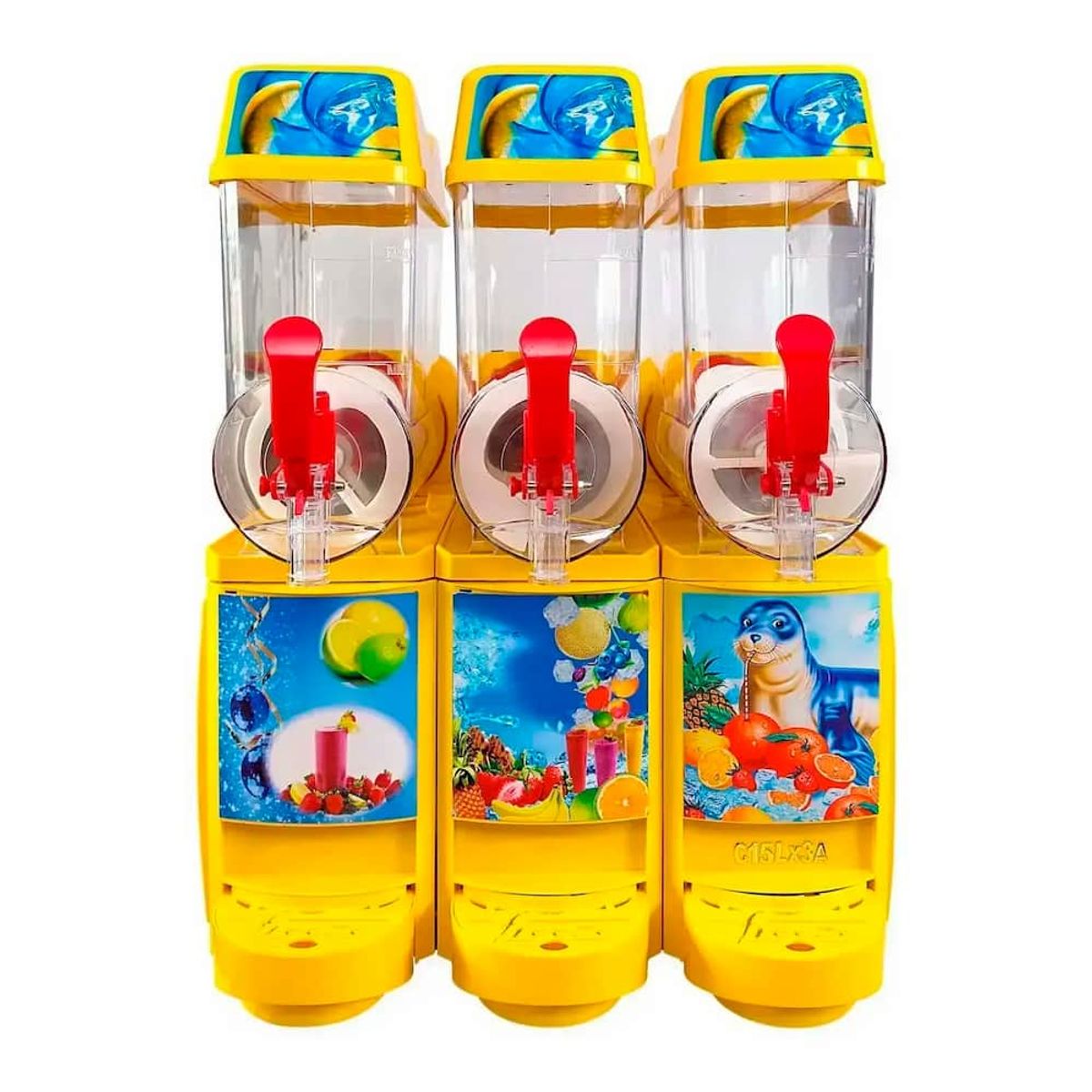 GRONDOY - Cremoladera Profesional 3 Tolvas - 45L