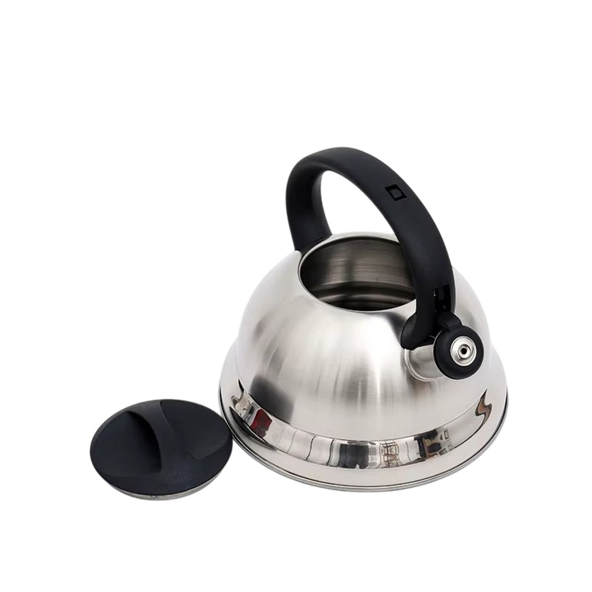 GENERICO - Tetera silbadora de acero inoxidable - 3 Litros