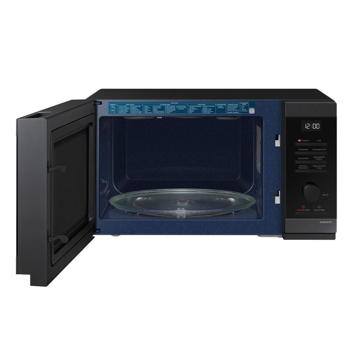 SAMSUNG - Horno Microondas Acero Inoxidable Grill 32L Samsung MG32DG4524AGPE