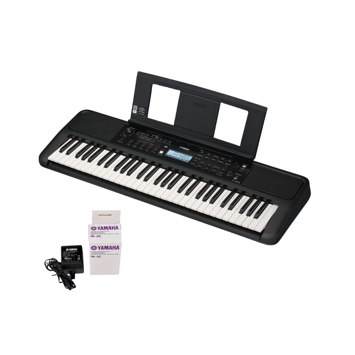 YAMAHA - Teclado yamaha PSR-E383 con Adaptador original