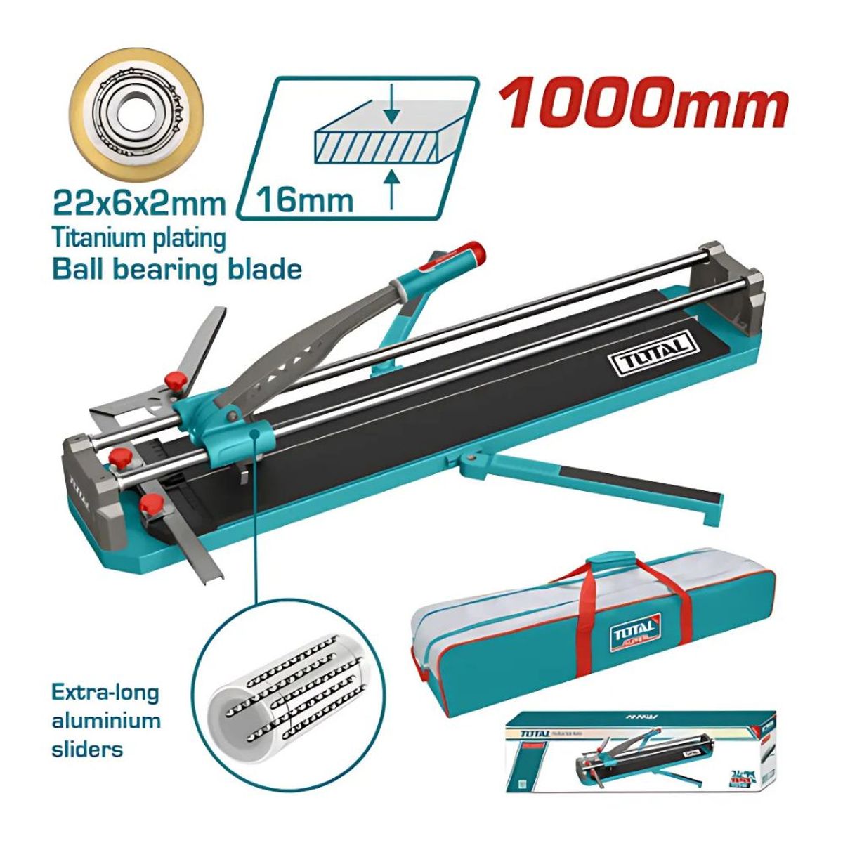 TOTAL TOOLS - Cortador De Mayólica 100cm Industrial - THT571001