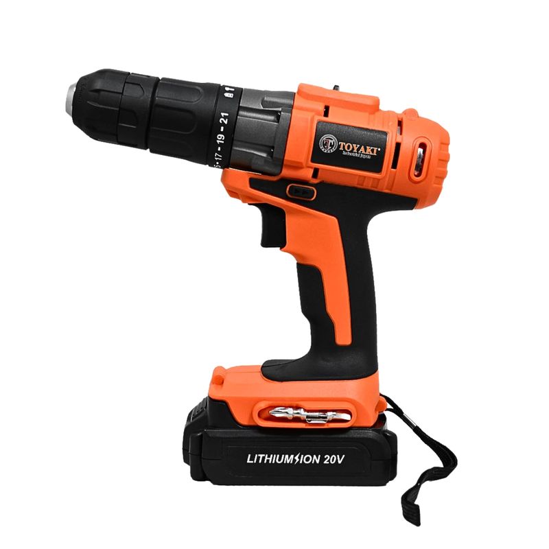 TOYAKI - Taladro Inalámbrico Percutor 20V 13mm Toyaki TK861