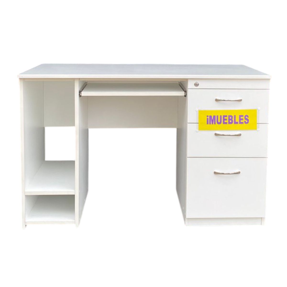 TEMEL - Escritorio para Cómputo 120 cm – PC 120 color Blanco