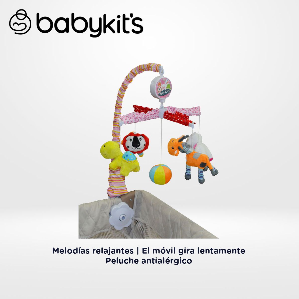 BABY KITS - Animovil musical Baby Kits Rosado
