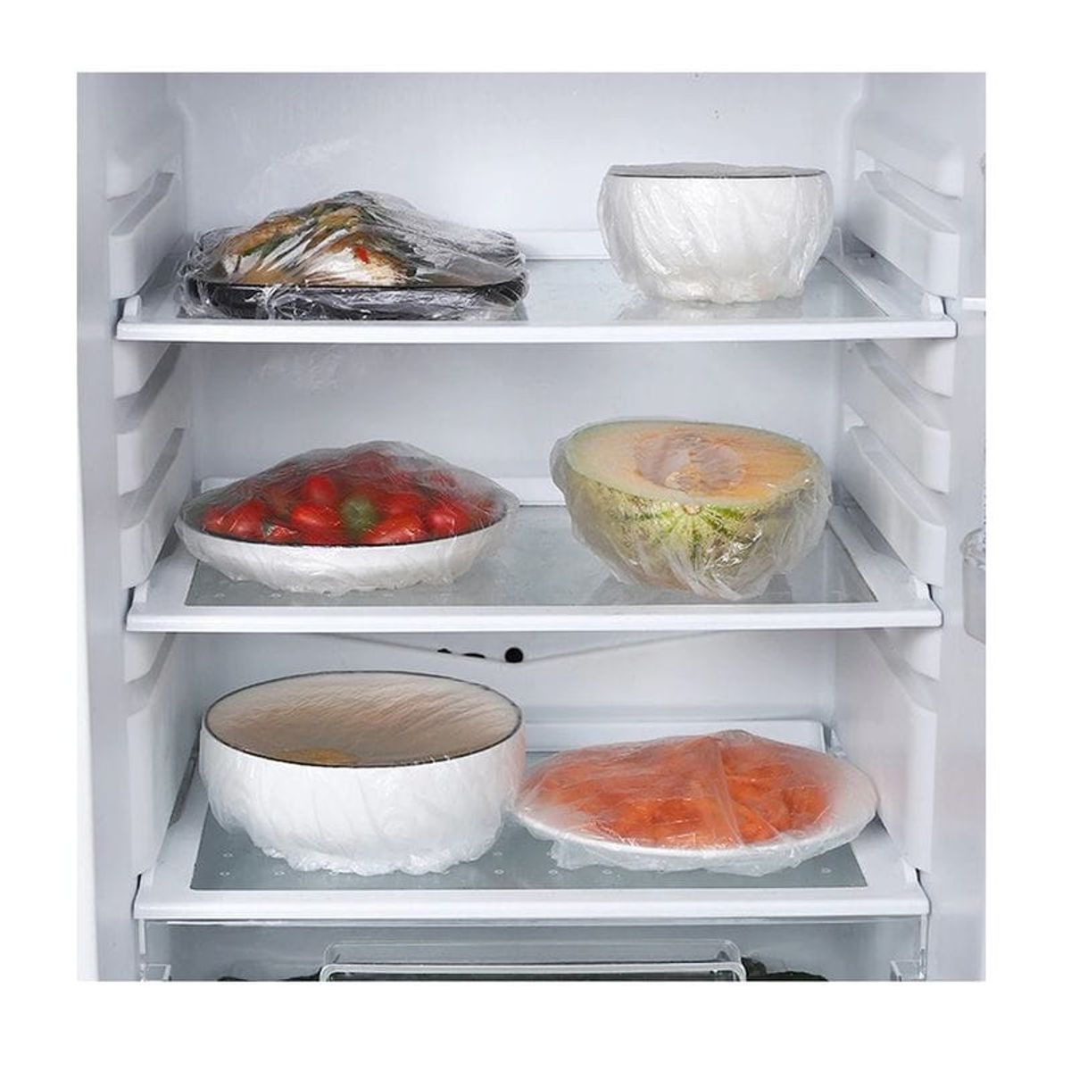 GENERICO - bolsas elásticas multiusos de plástico para conservar alimentos