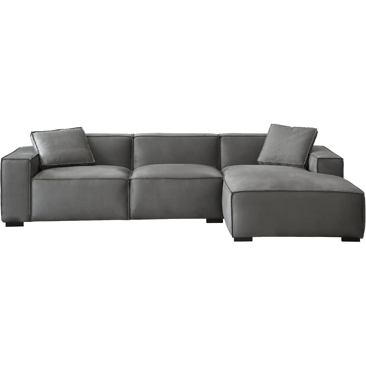 GENERICO - SECCIONAL LUHAN COLOR PLOMO