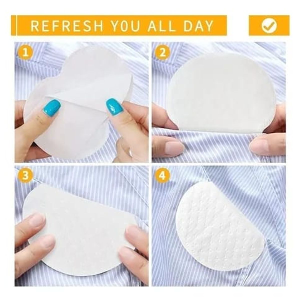 GENERICO - Almohadillas Para El Sudor Desechables Para Las Axilas