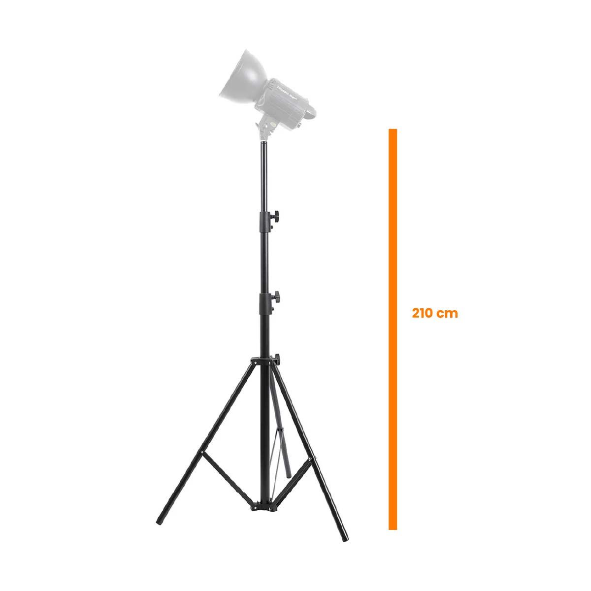 GENERICO - Luz Led RGB Portátil Para Fotografía LJ-60W + Trípode De 2.10 m