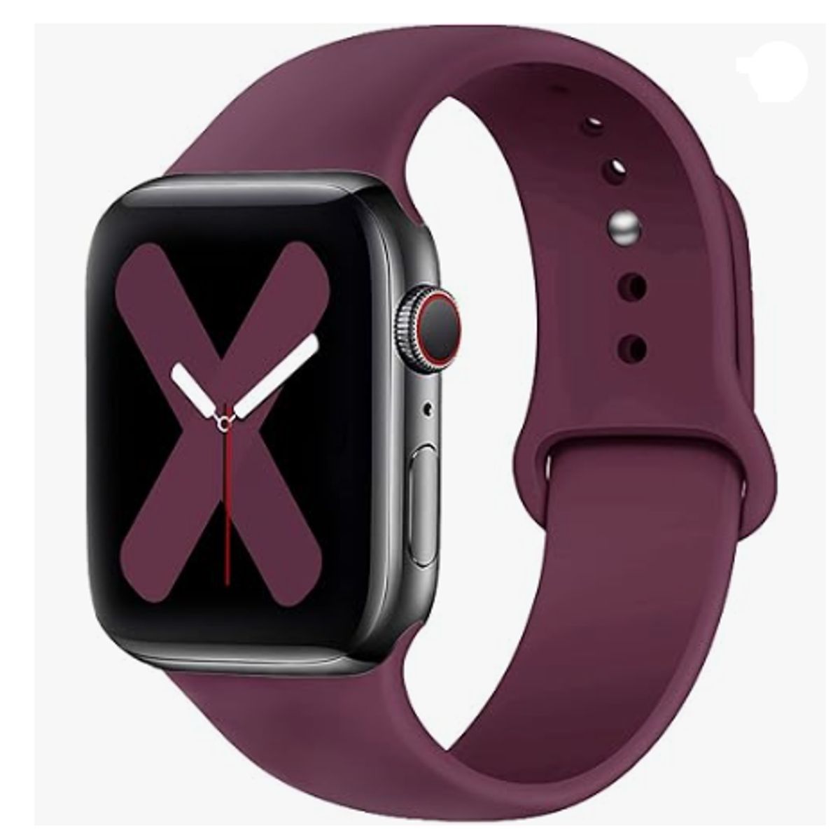 GENERICO - Correa clásica para Apple Watch 45mm - VINOTINTO
