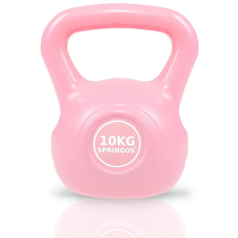 GENERICO - Pesa Rusa Kettlebell 10Kg Fitness Entrenamiento Fucsia