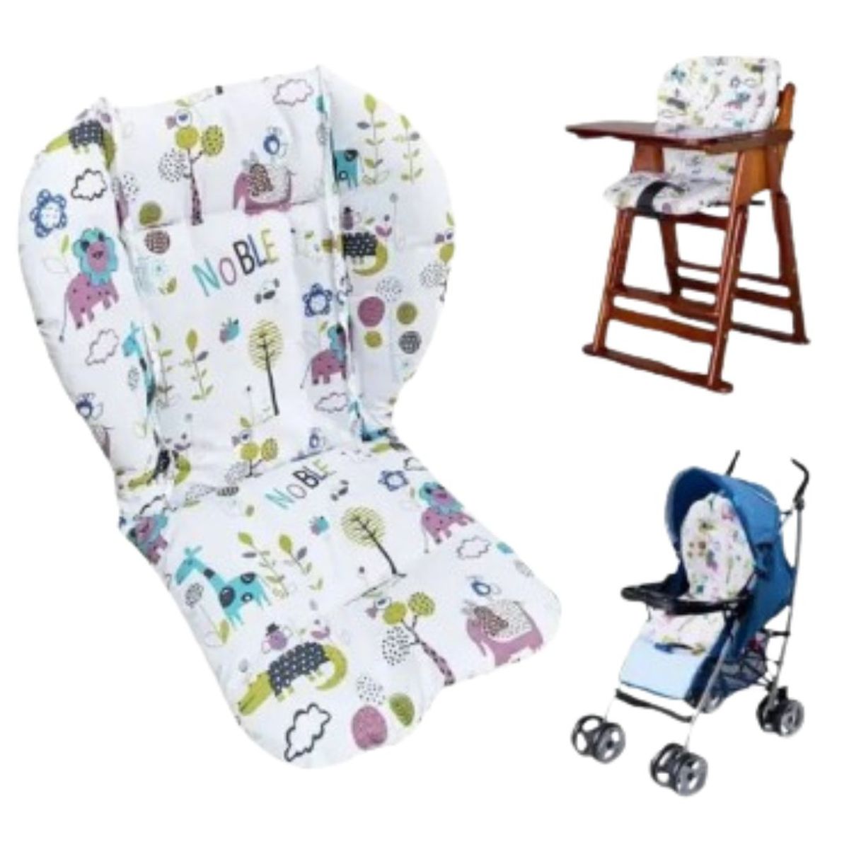 GENERICO - Cojín Acolchonado para Asiento De Coche Y Silla Bebé niña