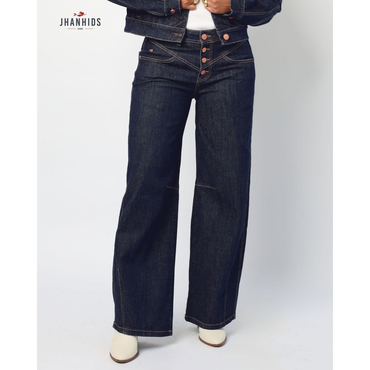 JHAN HIDS - Pantalón Balloon Denim Galatea