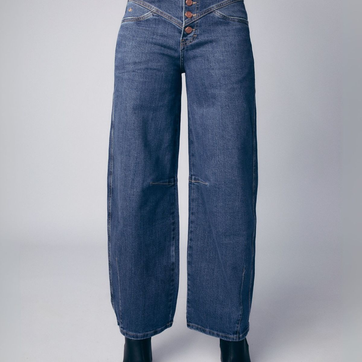 JHAN HIDS - Pantalón Balloon Denim Galatea