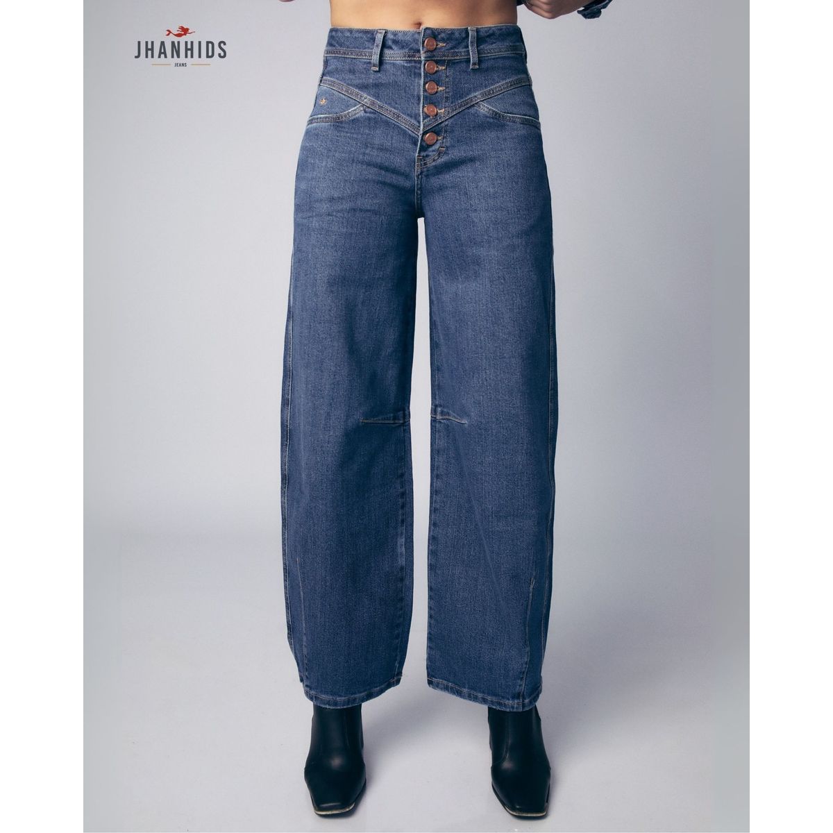 JHAN HIDS - Pantalón Balloon Denim Galatea