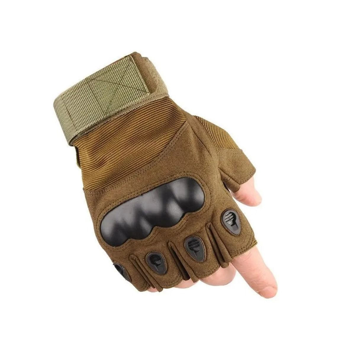 GENERICO - GUANTES TÁCTICOS DE MEDIO DEDO PARA HOMBRE