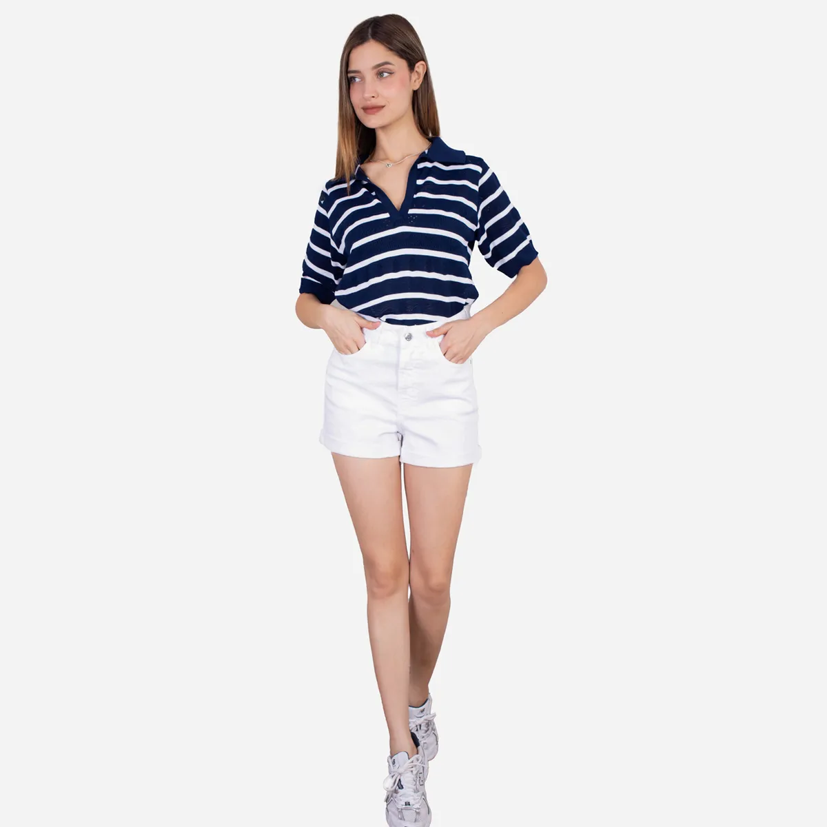 JAROLA - Short Mom Bull Denim Jarola Josy