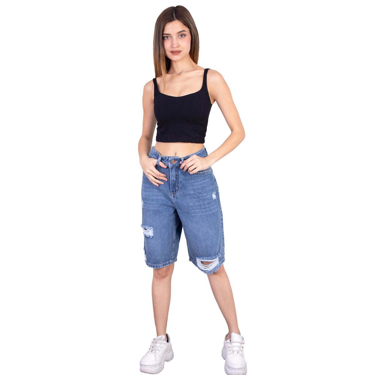 JAROLA - Bermuda Mom Denim Jarola Camil