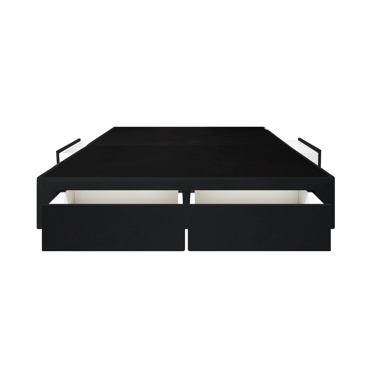 BARAKA HOME - Base de Cama Wels 4 Cajones Queen 2P - Negro
