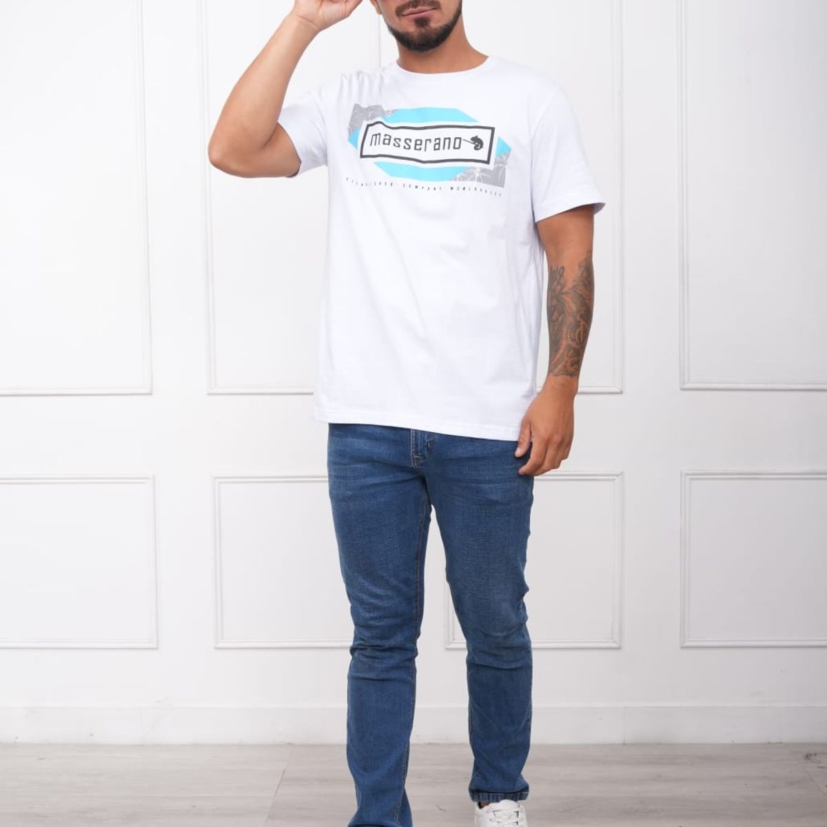 MASSERANO - POLOS JERSEY  CUELLO REDONDO  MASSERANO