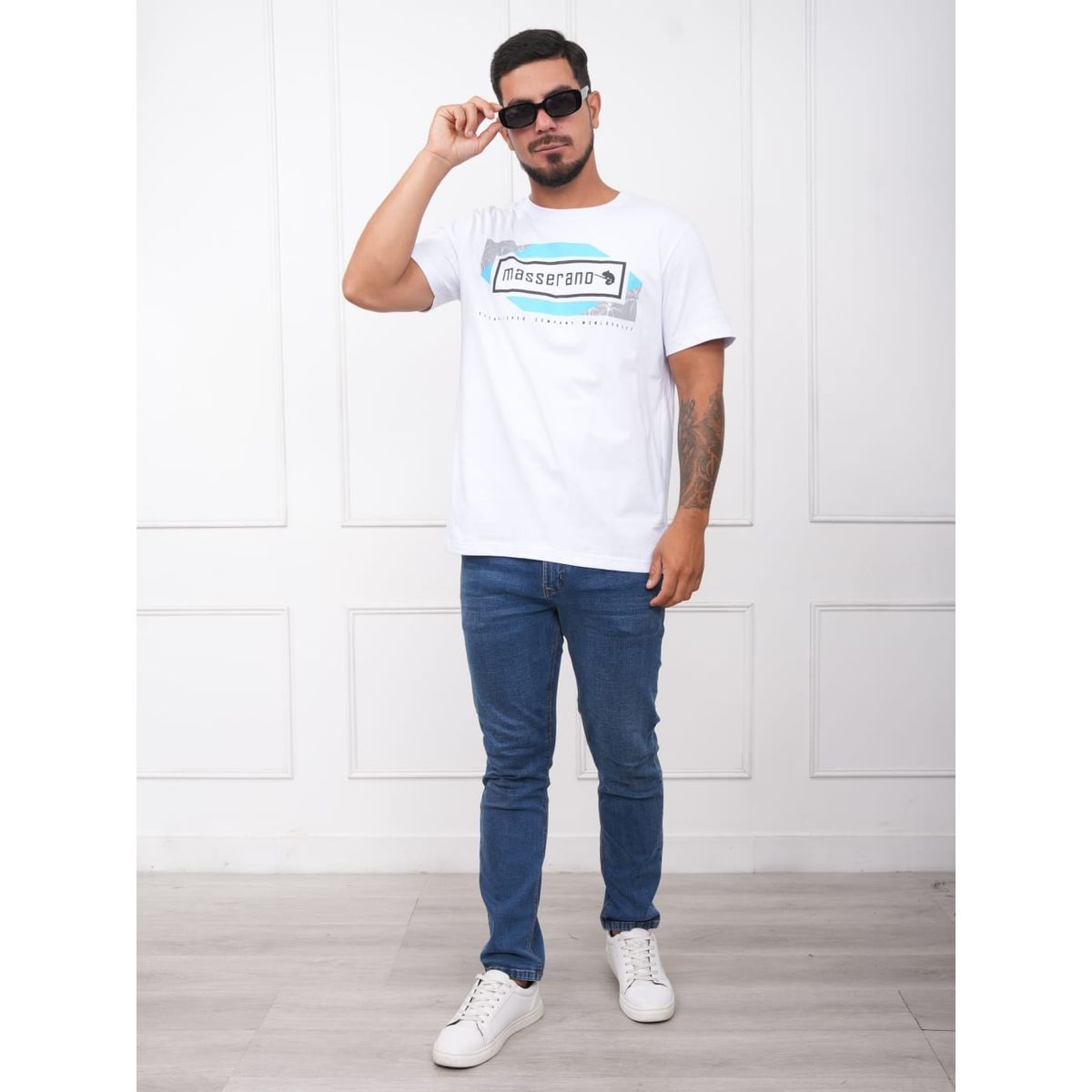 MASSERANO - POLOS JERSEY  CUELLO REDONDO  MASSERANO