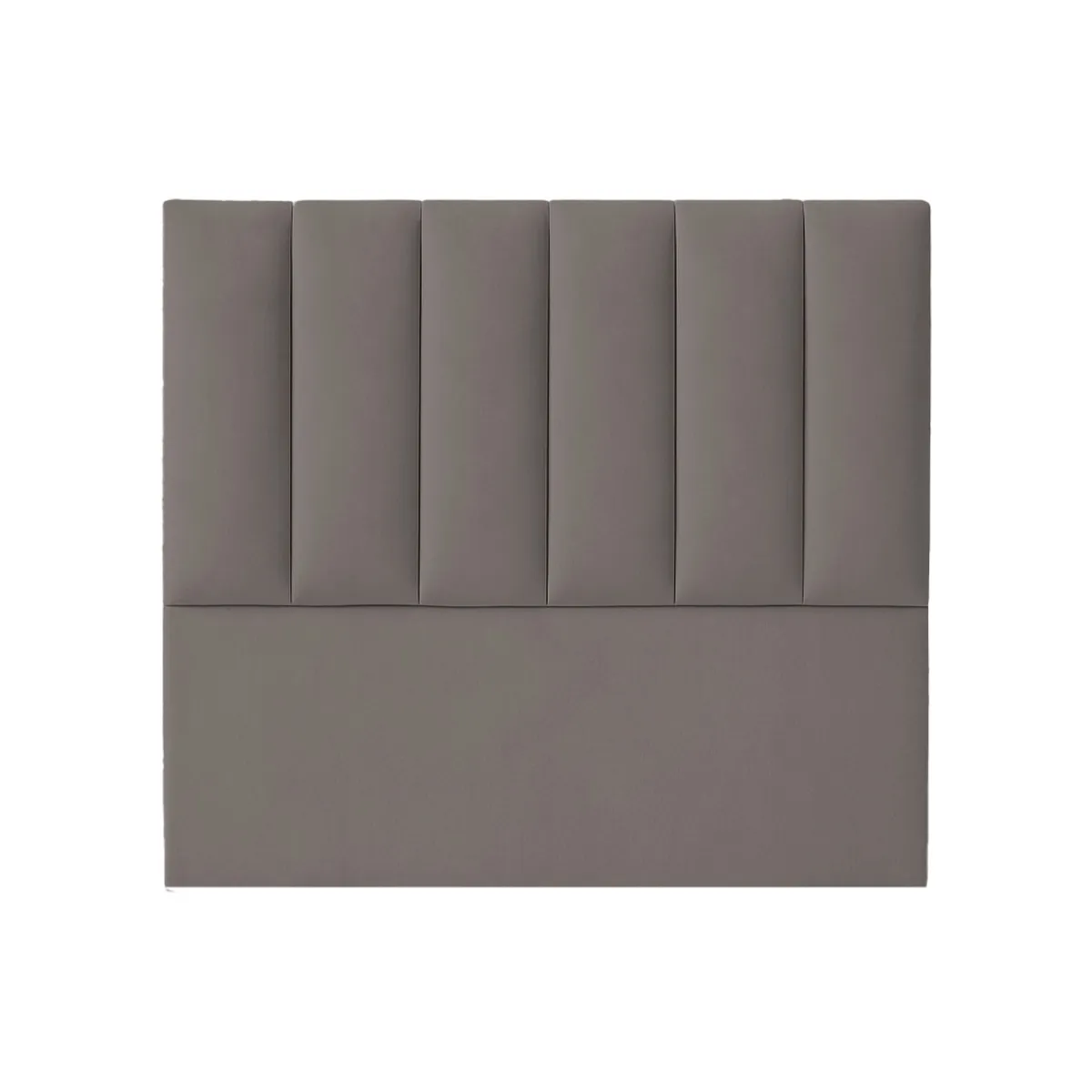 MUEBLES MACRUMO - Combo Cama tapizada Deco  - 2 Plz Beige oscuro+Colchón Semiortopédico