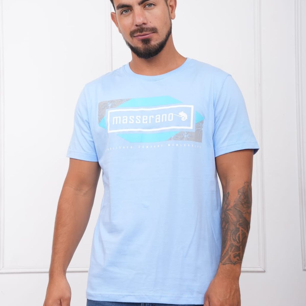 MASSERANO - POLOS JERSEY  CUELLO REDONDO  MASSERANO