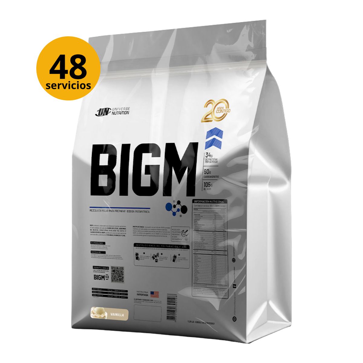UNIVERSE NUTRITION - BIG M DE 5kg GALLETA - GANADOR DE MASA