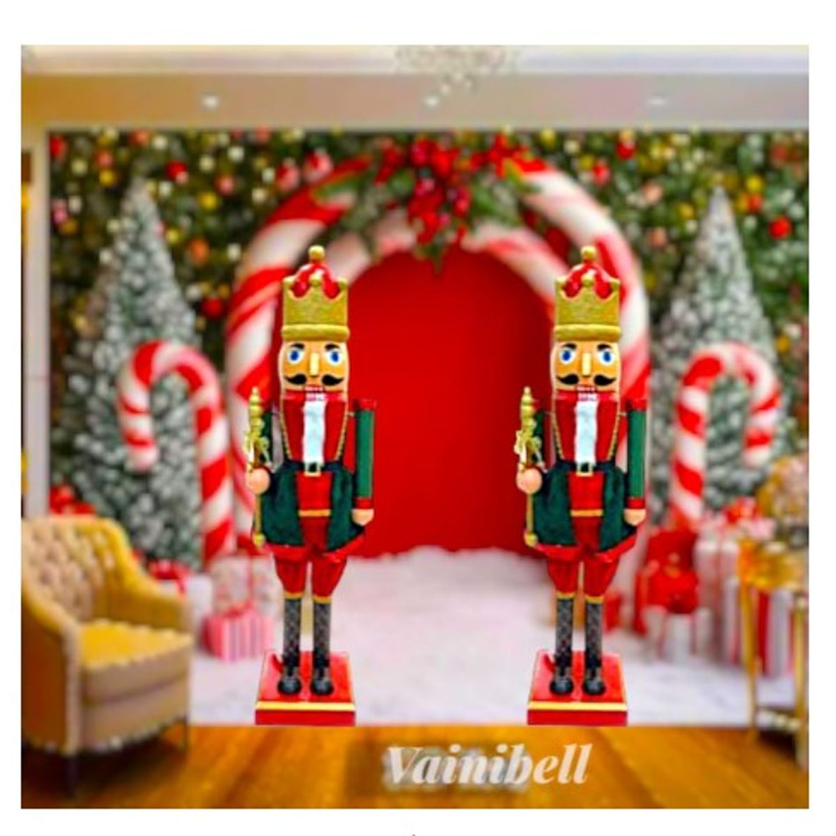 GENERICO - Cascanuez Musical con Movimiento de 1.65 cm de Calidad