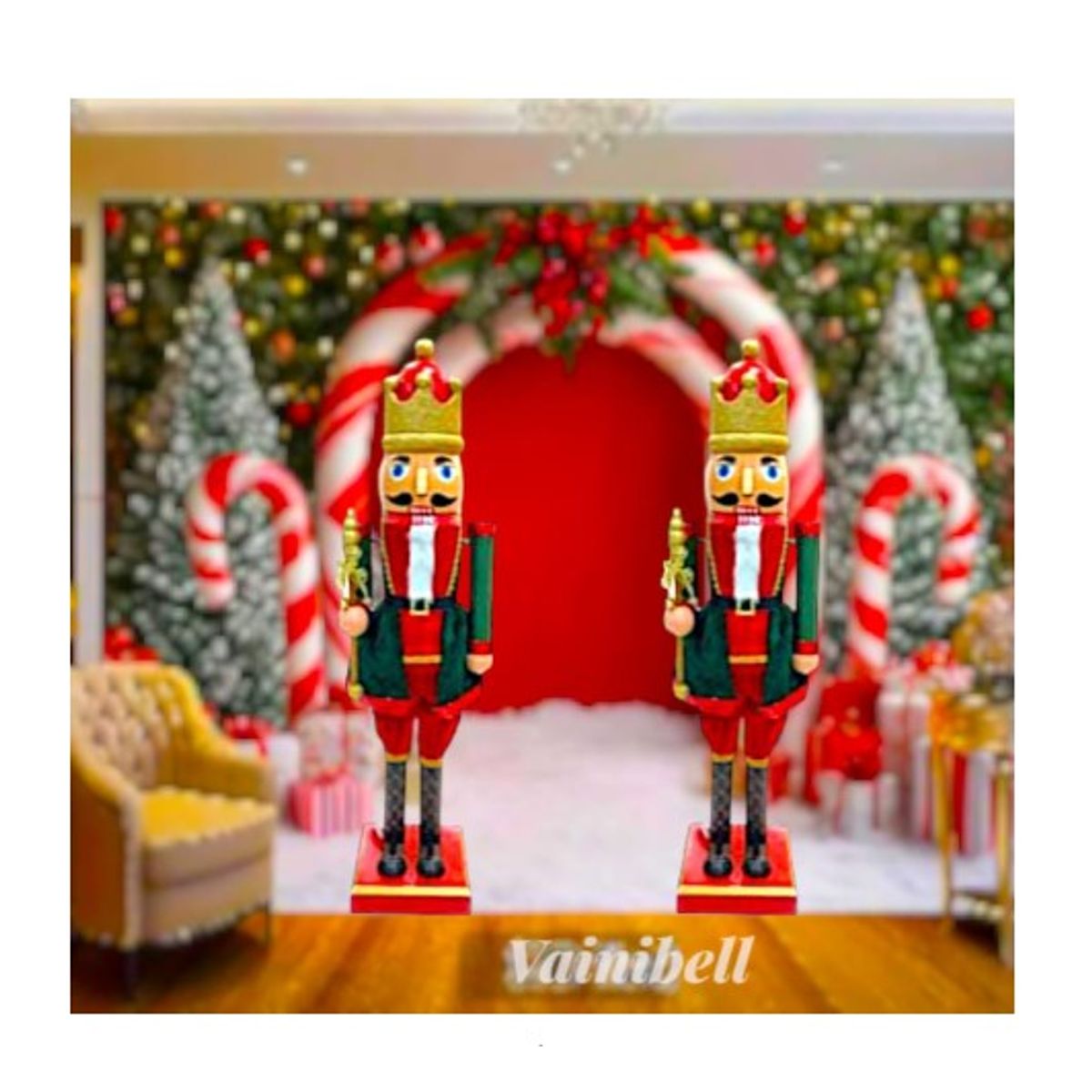 GENERICO - Cascanuez Musical con Movimiento de 1.65 cm de Calidad