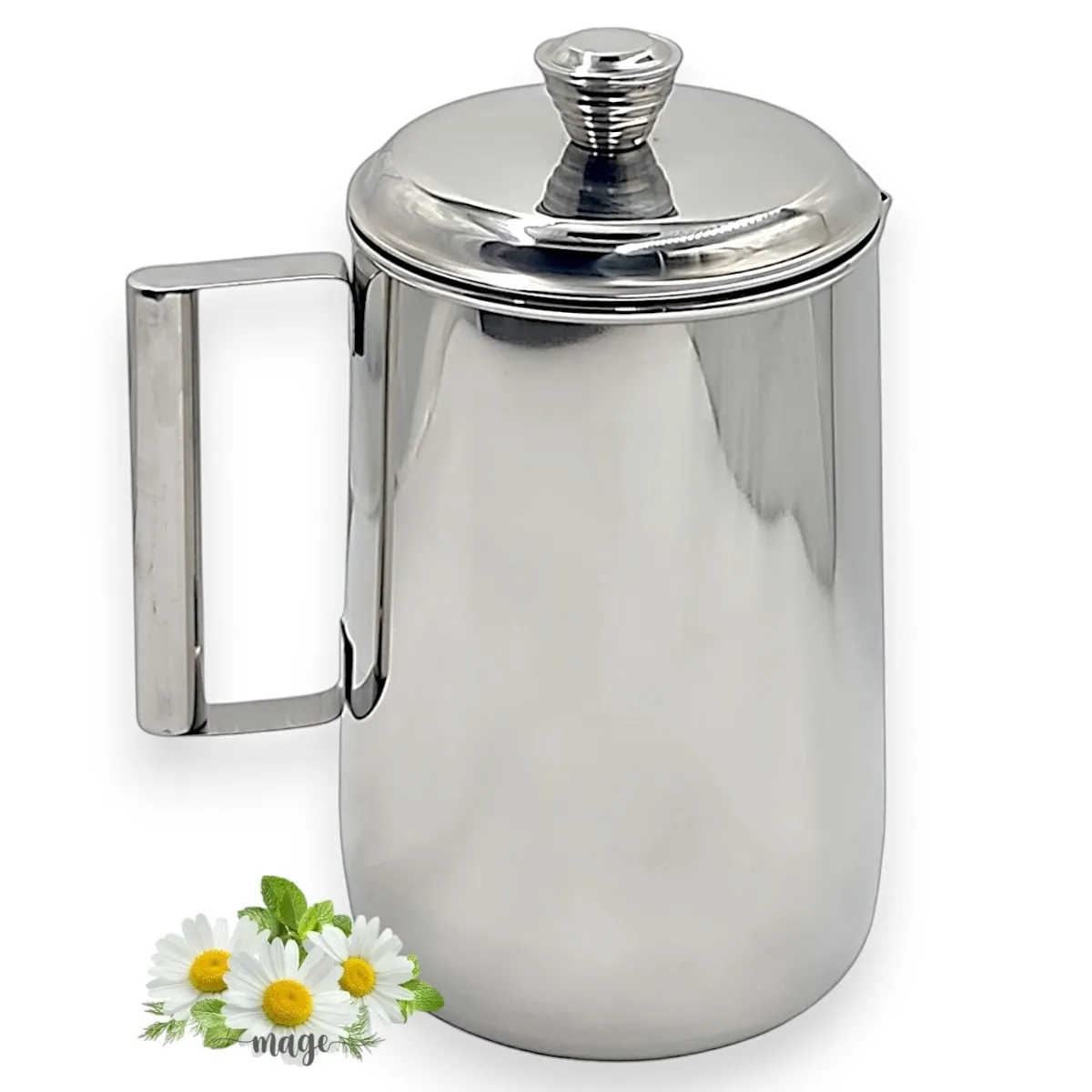 Jarra de Acero Inoxidable 5L con Tapa - Inoxglovic, marca GENERICO - Foto Principal