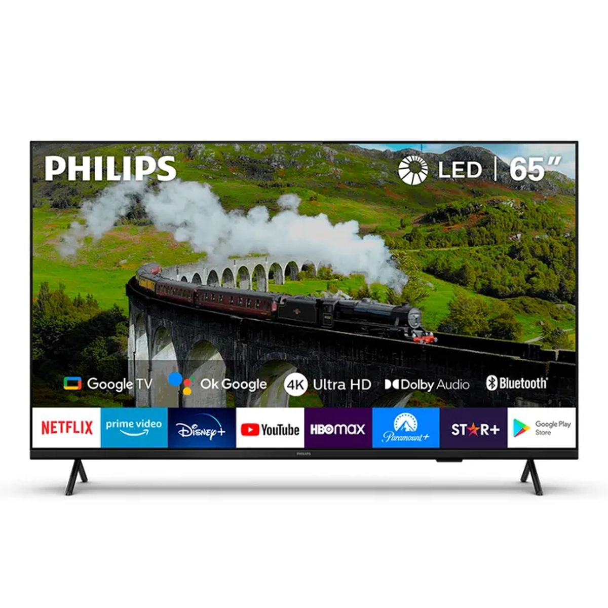PHILIPS - Televisor Philips Smart TV LED 4K UHD de 65 65PUD7408