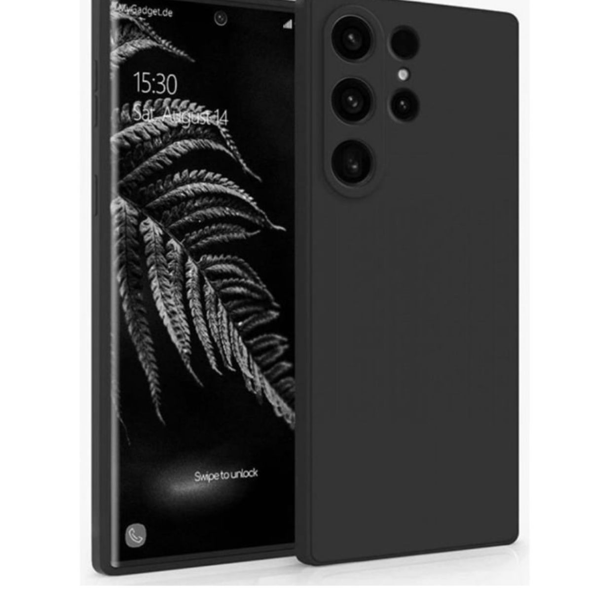 CASE - CASE SILICONA PARA SAMSUNG S24 ULTRA  - NEGRO