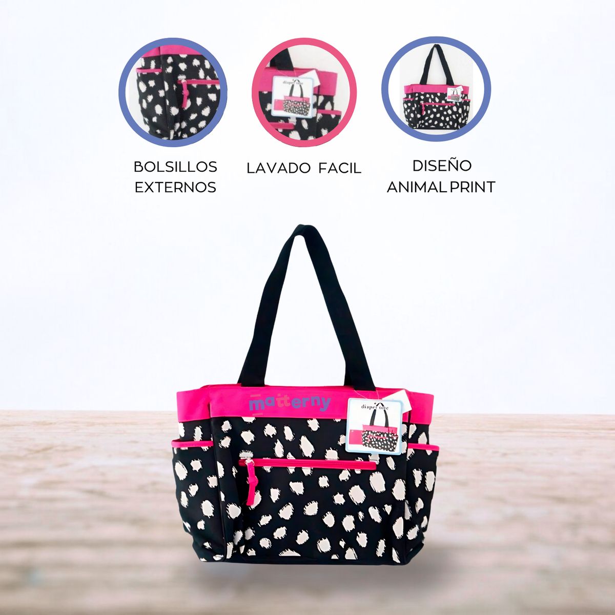 GENERICO - Pañalera para Bebés  «FASHION ANIMAL PRINT»