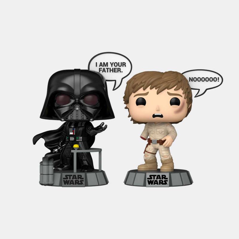 FUNKO - FUNKO POP STAR WARS DARTH VADER & LUKE SKYWALKER  2PACK