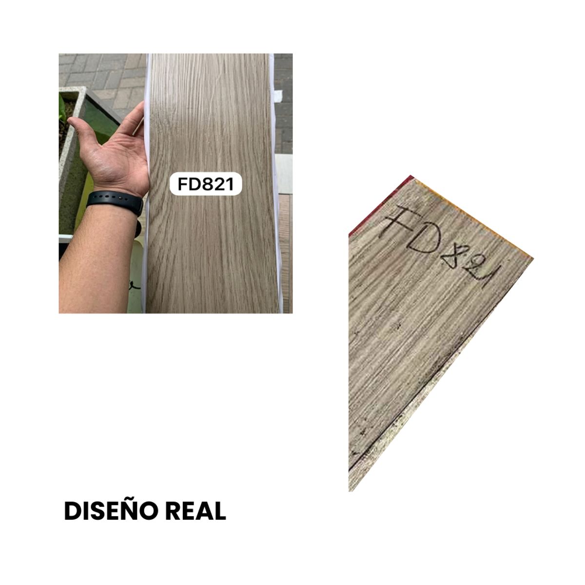 DECOKASA - Piso Vinilico PVC Laminado Autoadhesivo 3D Caja 5m2 DECOKASA - FD821
