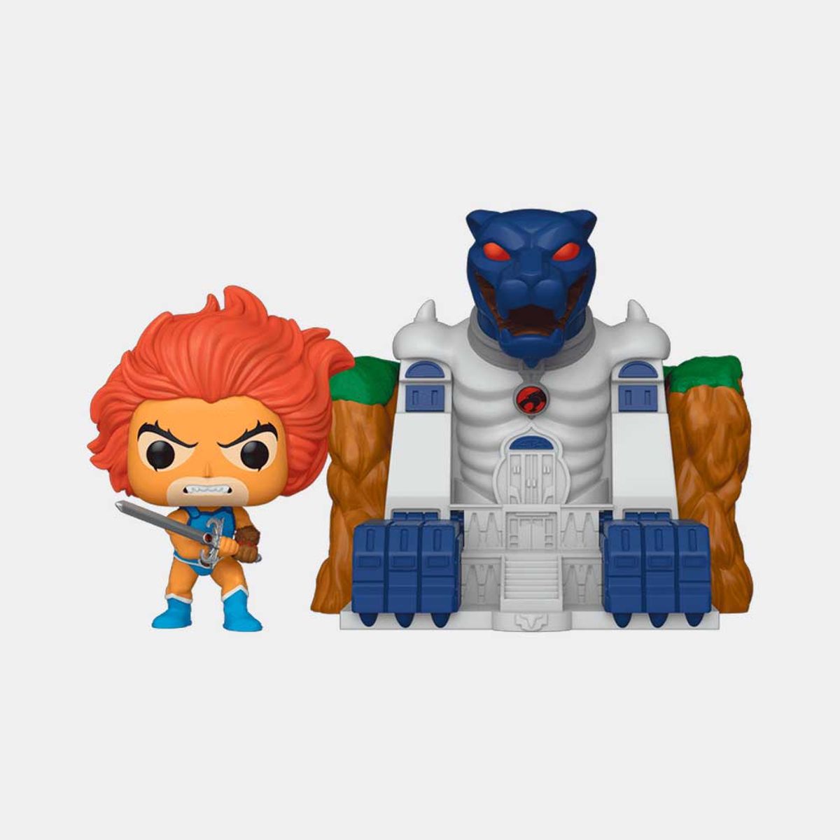 FUNKO - FUNKO POP TOWN THUNDERCATS CLASSIC - LION-O WITH CATS LAIR