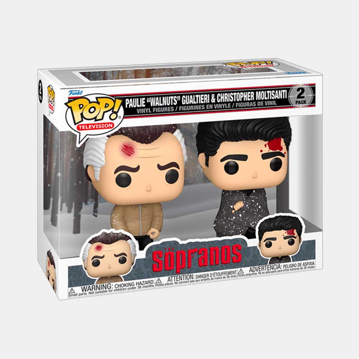 FUNKO - FUNKO POP SOPRANOS - PAULIE WALNUTS GUALTIERI & MOLTISANTI