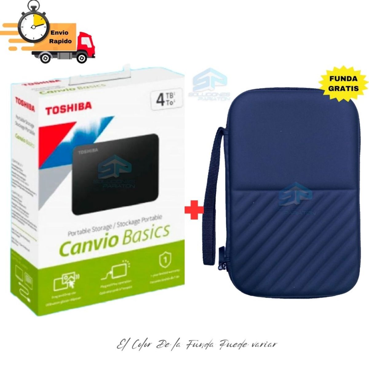 TOSHIBA - Disco Duro Externo Toshiba Canvio Basic 4TB