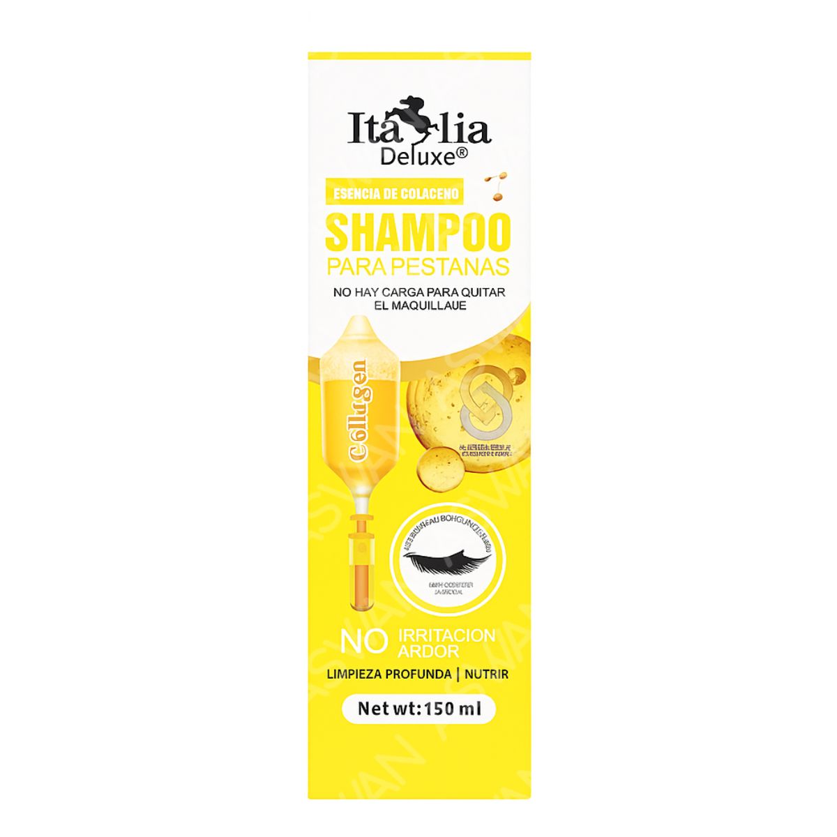 GENERICO - Shampoo De Collagen Para Pestañas 150 ml - ITALIA DELUXE