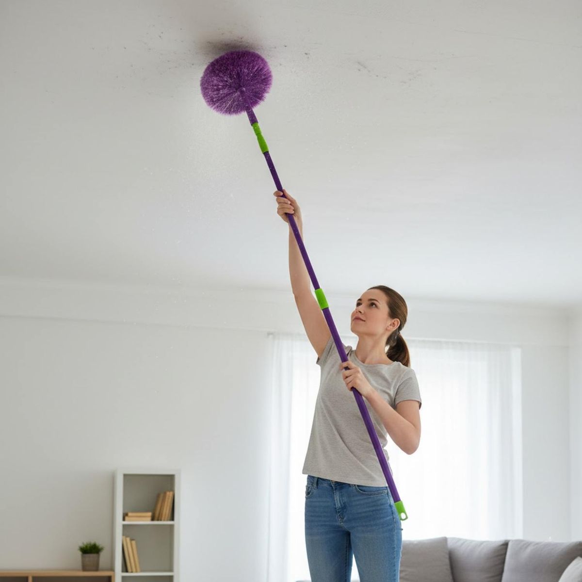 HUDE - Escobillón Peluquin Limpia Techo Escobaltin Hude