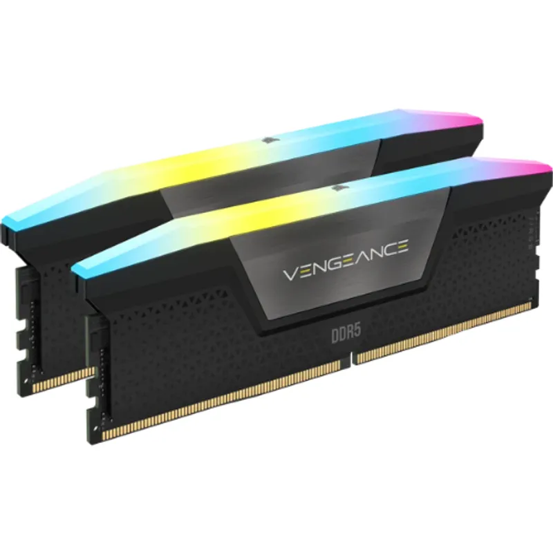 CORSAIR - Memoria RAM Corsair Vengeance RGB 32GB 2x16GB 6400MTs