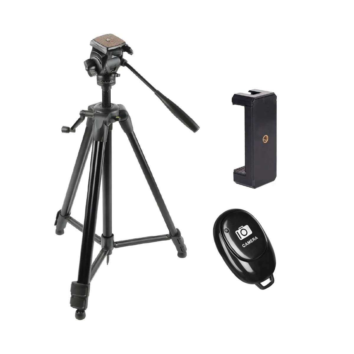 WEIFENG - Trípode Profesional Weifeng WT-3970 175m + Adaptador Celular + Disparador Bluetooth