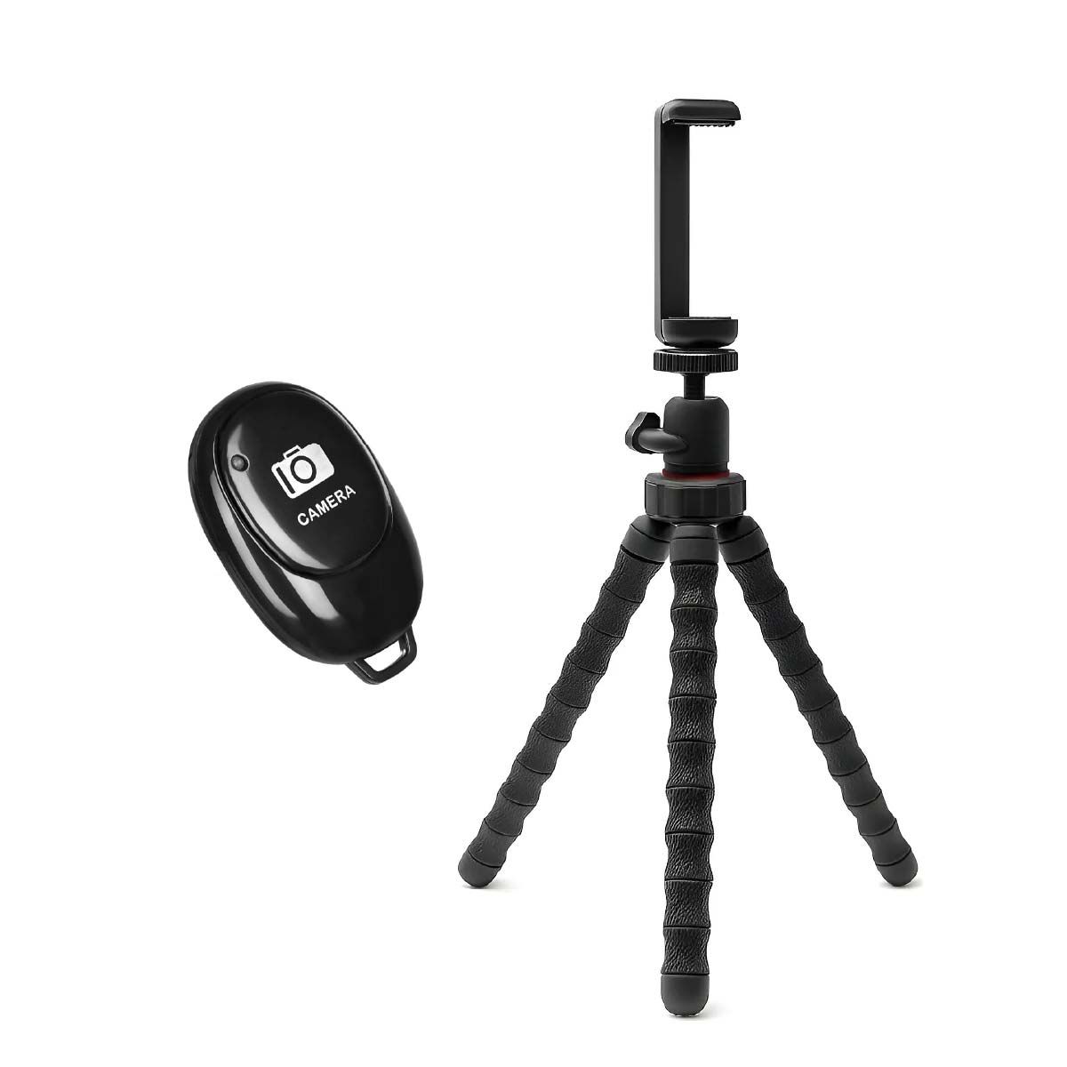 WEIFENG - Tripode MT-86D con Adaptador celular a Trípode  Portátil + Disparador