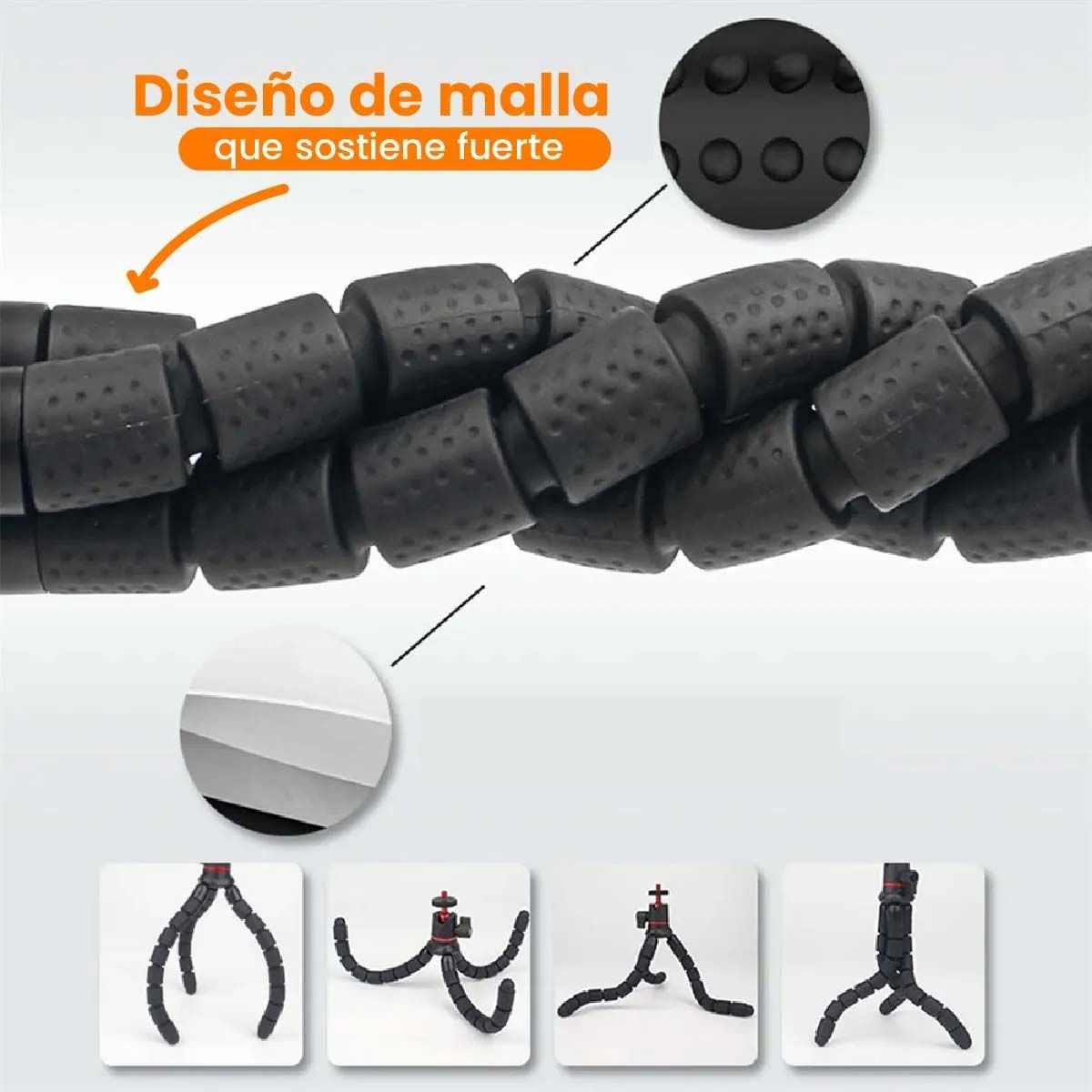 WEIFENG - Tripode MT-86D con Adaptador celular a Trípode  Portátil + Disparador