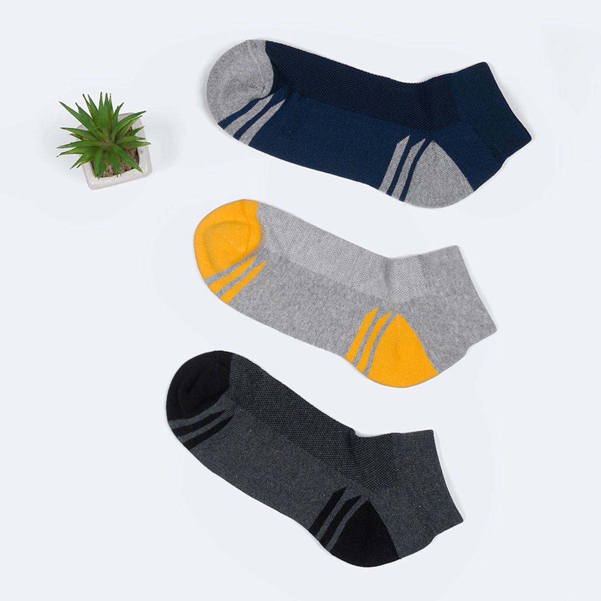 PIONIER - Medias Tobilleras Tripack Hombre Alves Pionier