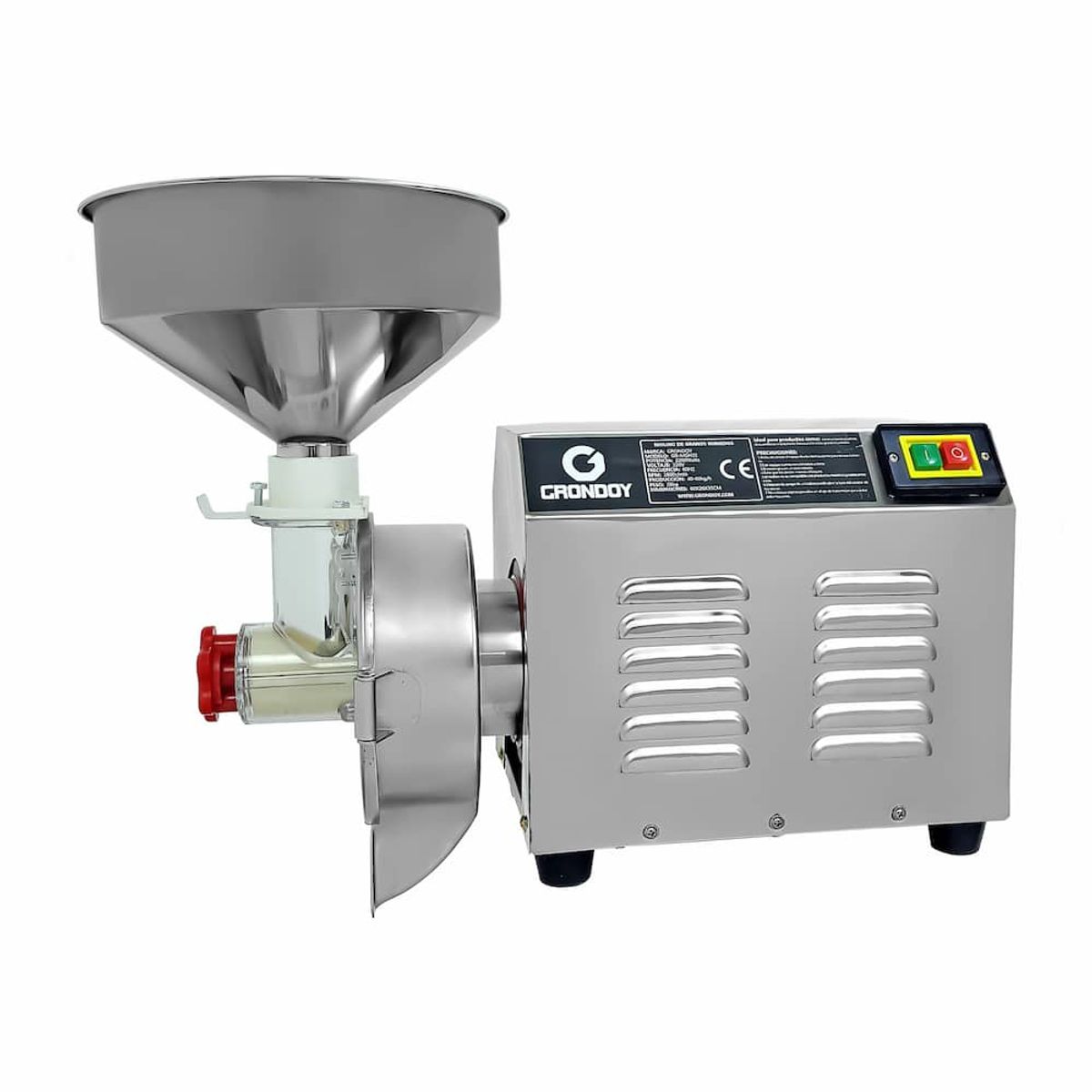 GRONDOY - Molino de Piedra Industrial 3HP - Molienda para Harinas y Granos