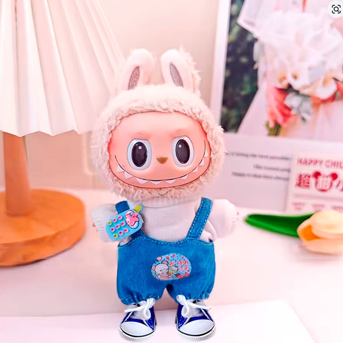 POP MART - Zapatillas Color Azul Labubu