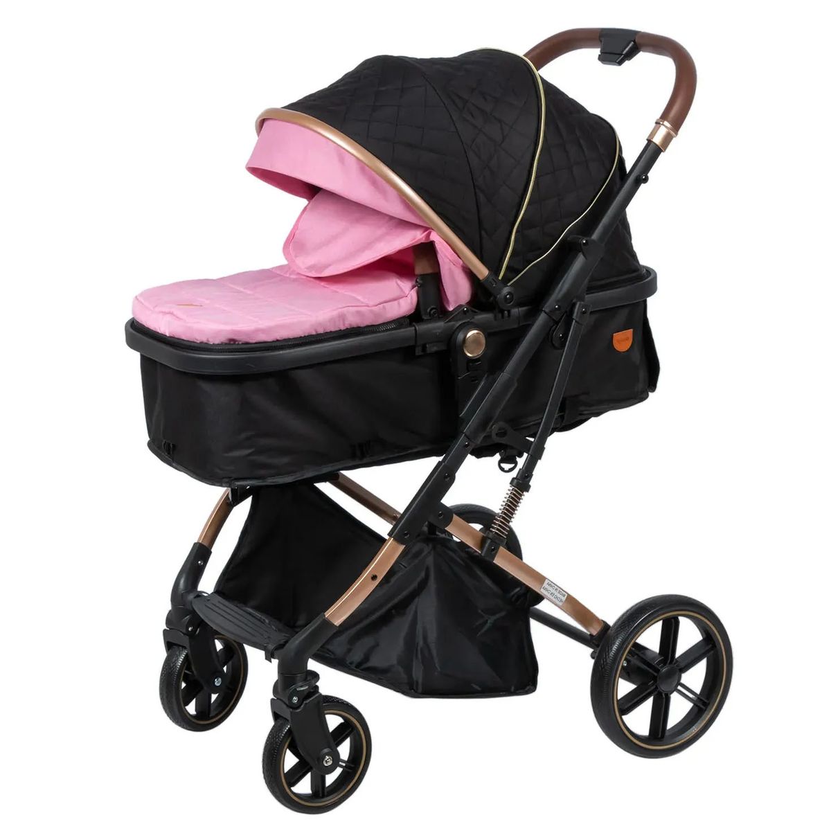 EBABY - Coche Cuna Moisés SATURNO EB126-1 Rosado